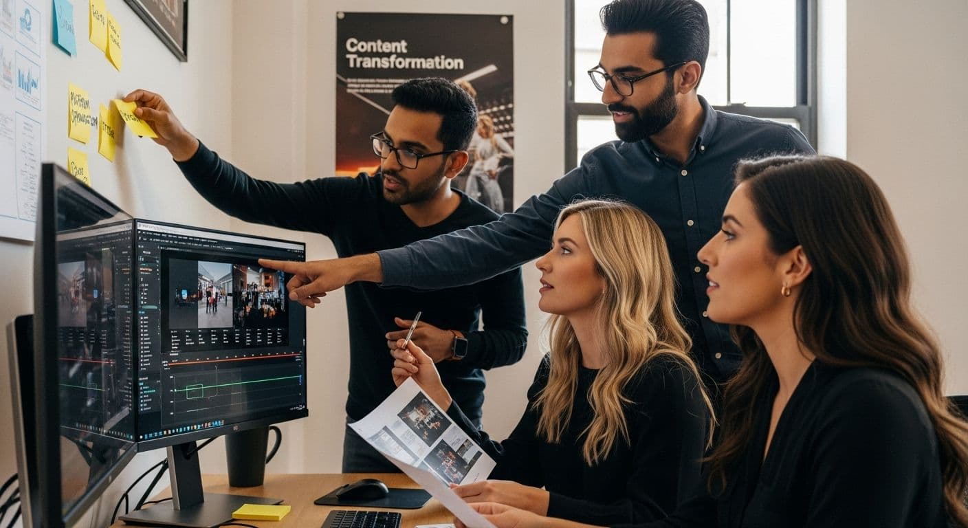 content transformation marketing teamwork