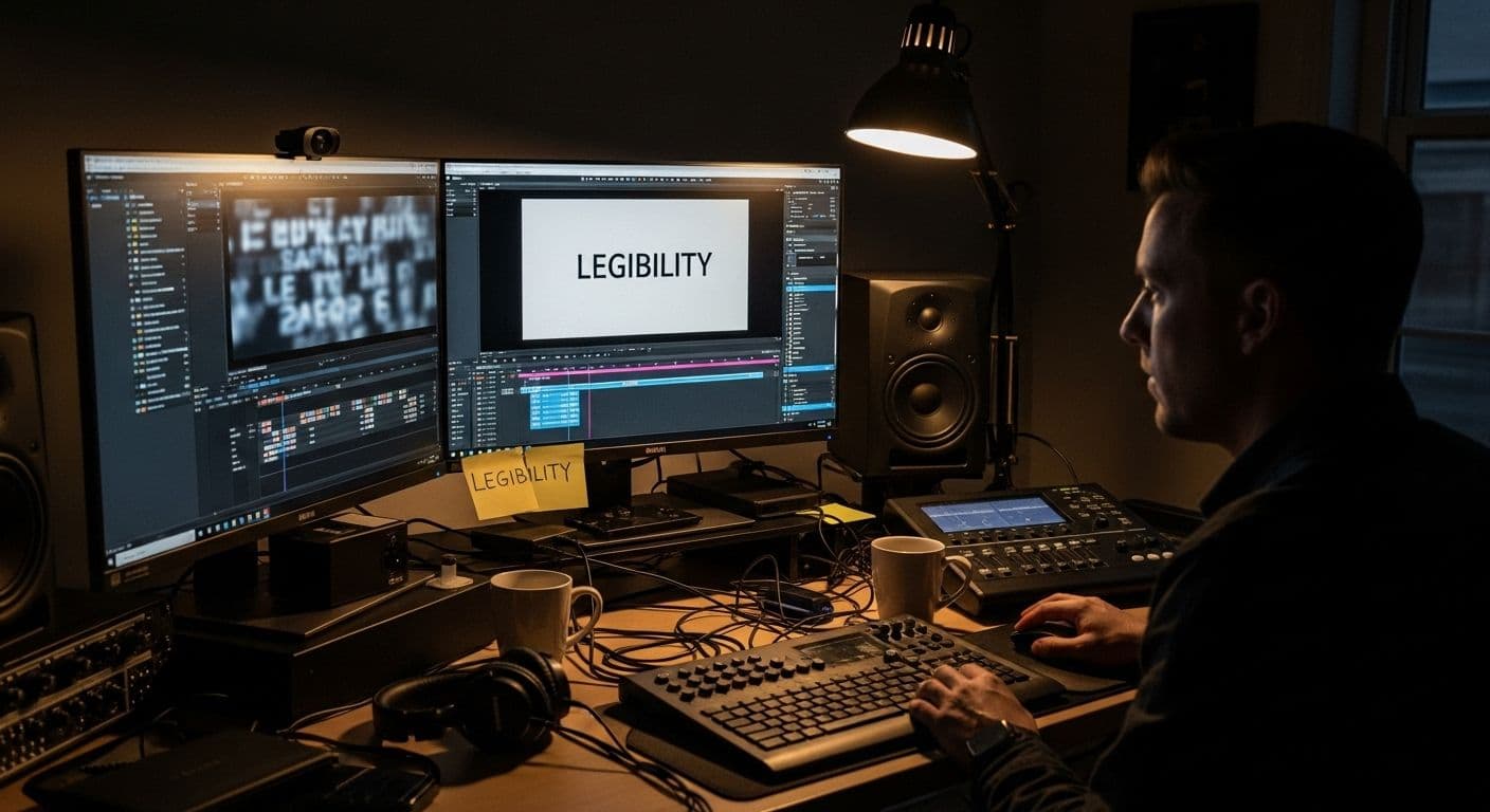 font legibility editing