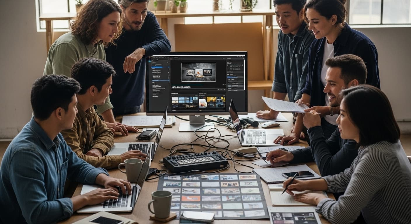 video production agencies teamwork