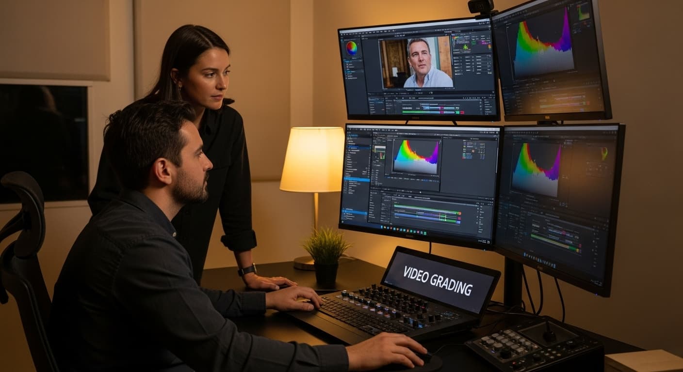 video grading studio