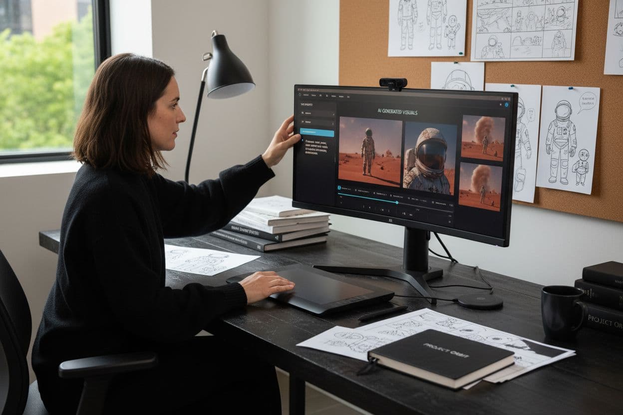 AI storyboard creation