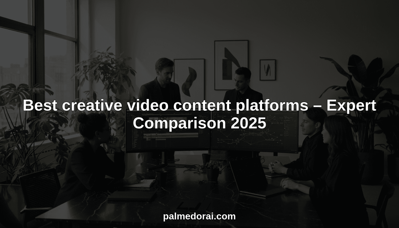 Best creative video content platforms – Expert Comparison 2025