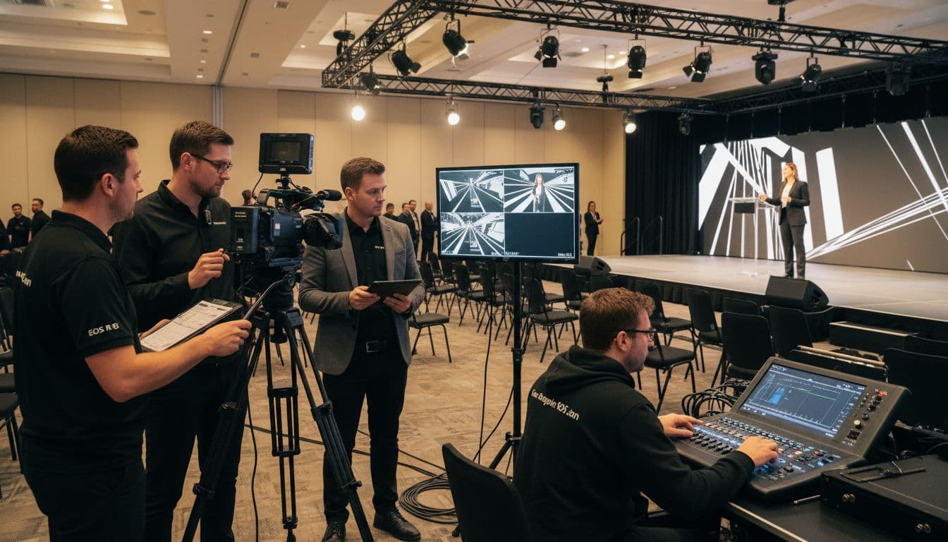 event videography setup