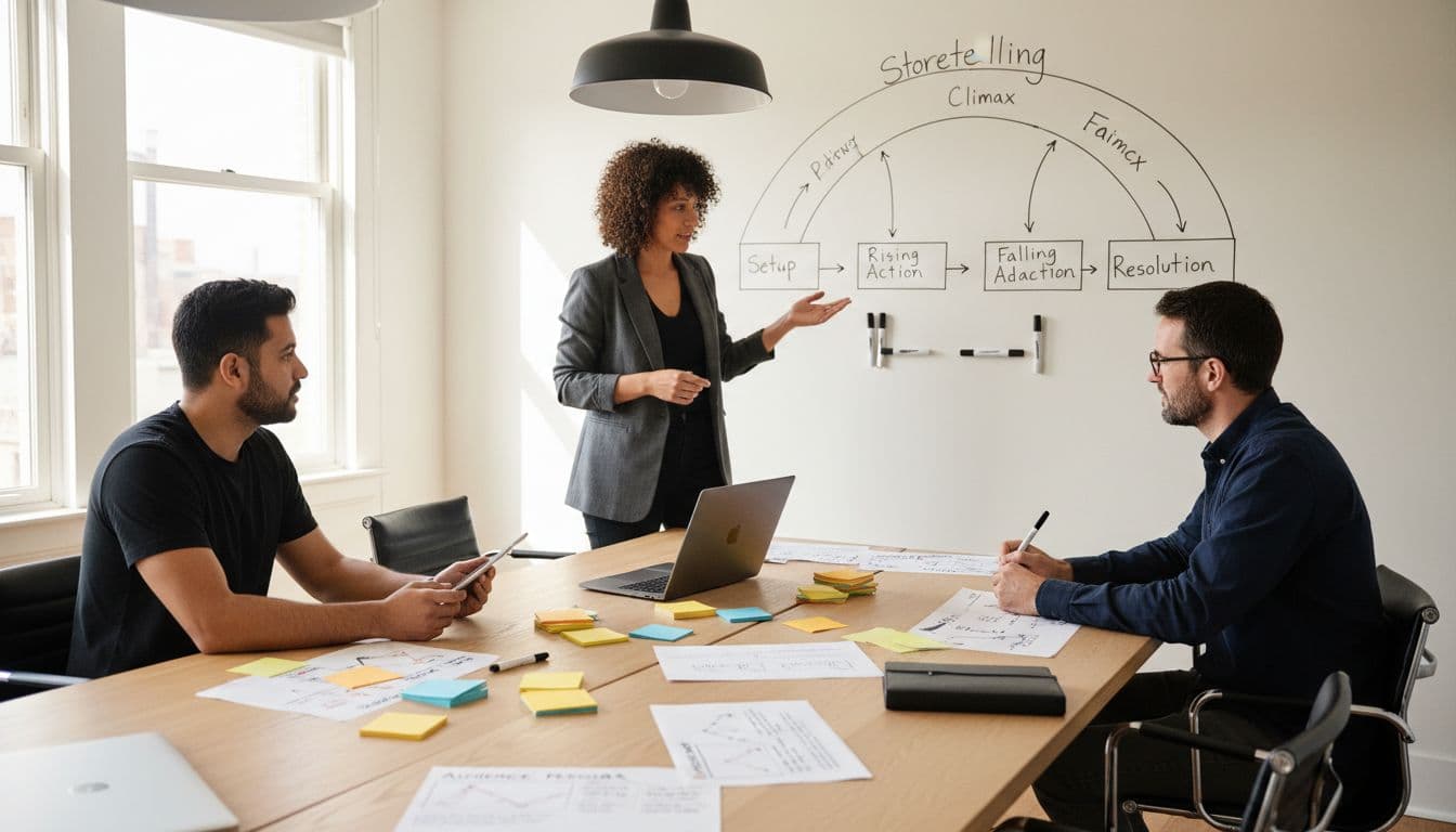 video script brainstorming teamwork