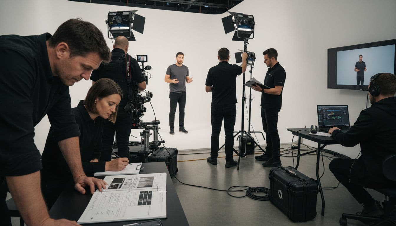 video production set