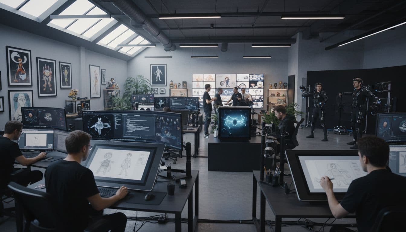 modern animation studio