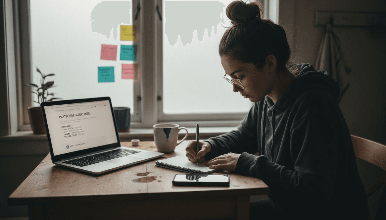 Planning video outlines for social platforms