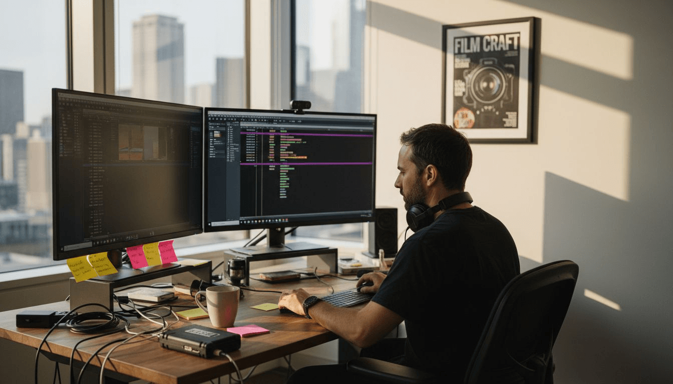 Editor using composer workspace dual monitors